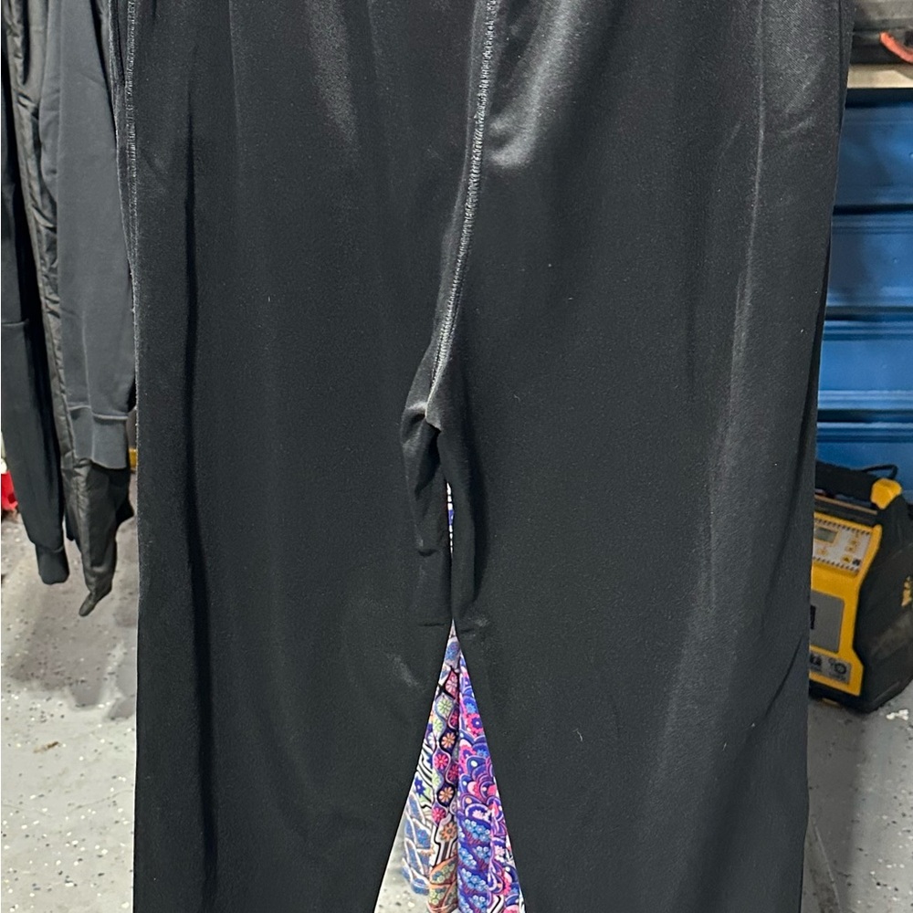 Black Nike Therma-Fit Pants with Colorful Patterned Inset